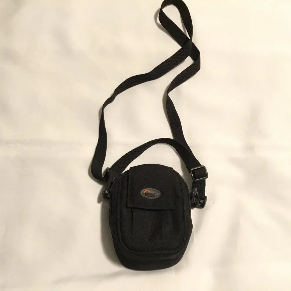 Small Camera Bag, Lowepro Z 10 Pouch, Belt Loop & Shoulder Strap 5